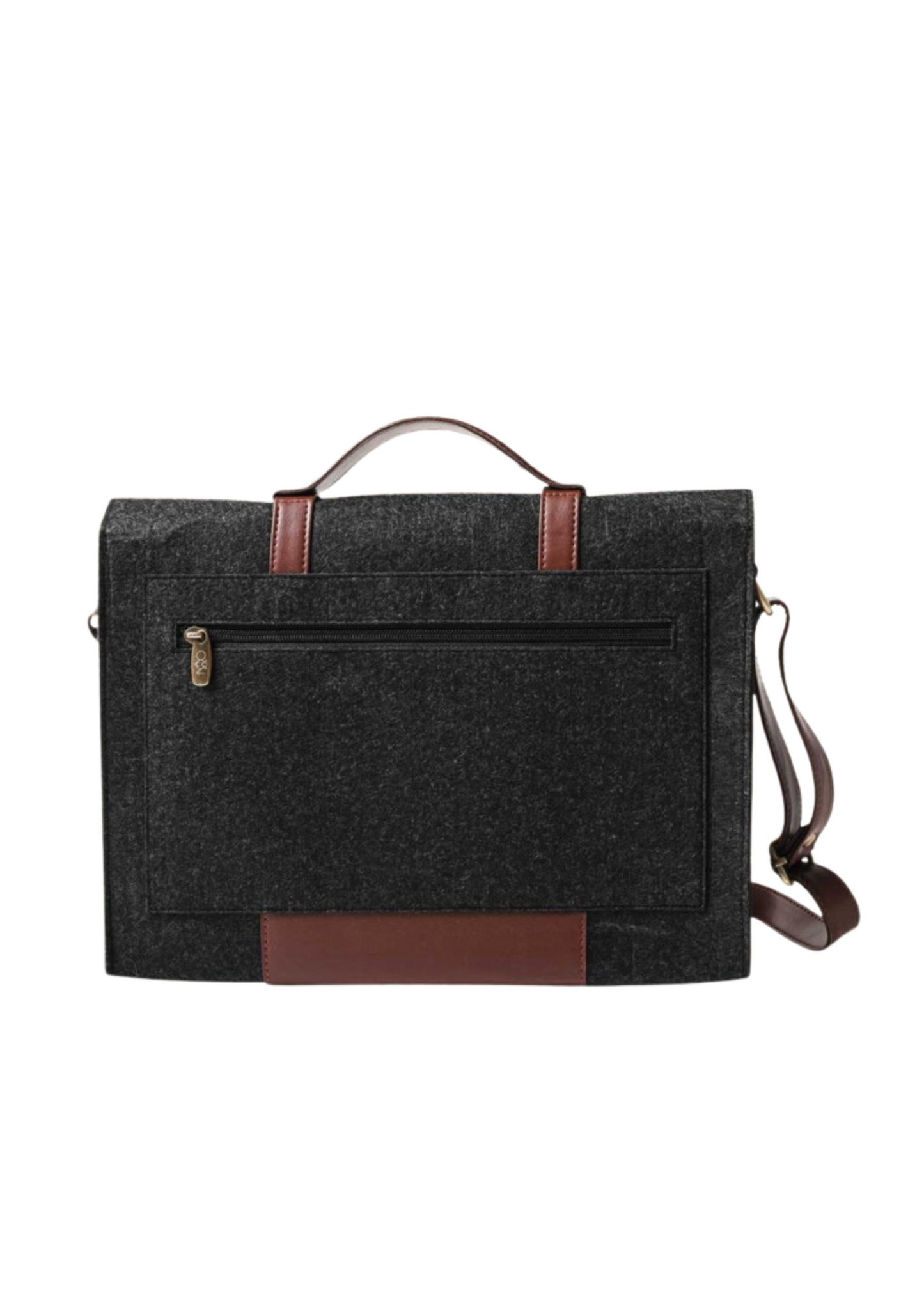 Eco-felt & Vegan Leather Laptop Bag