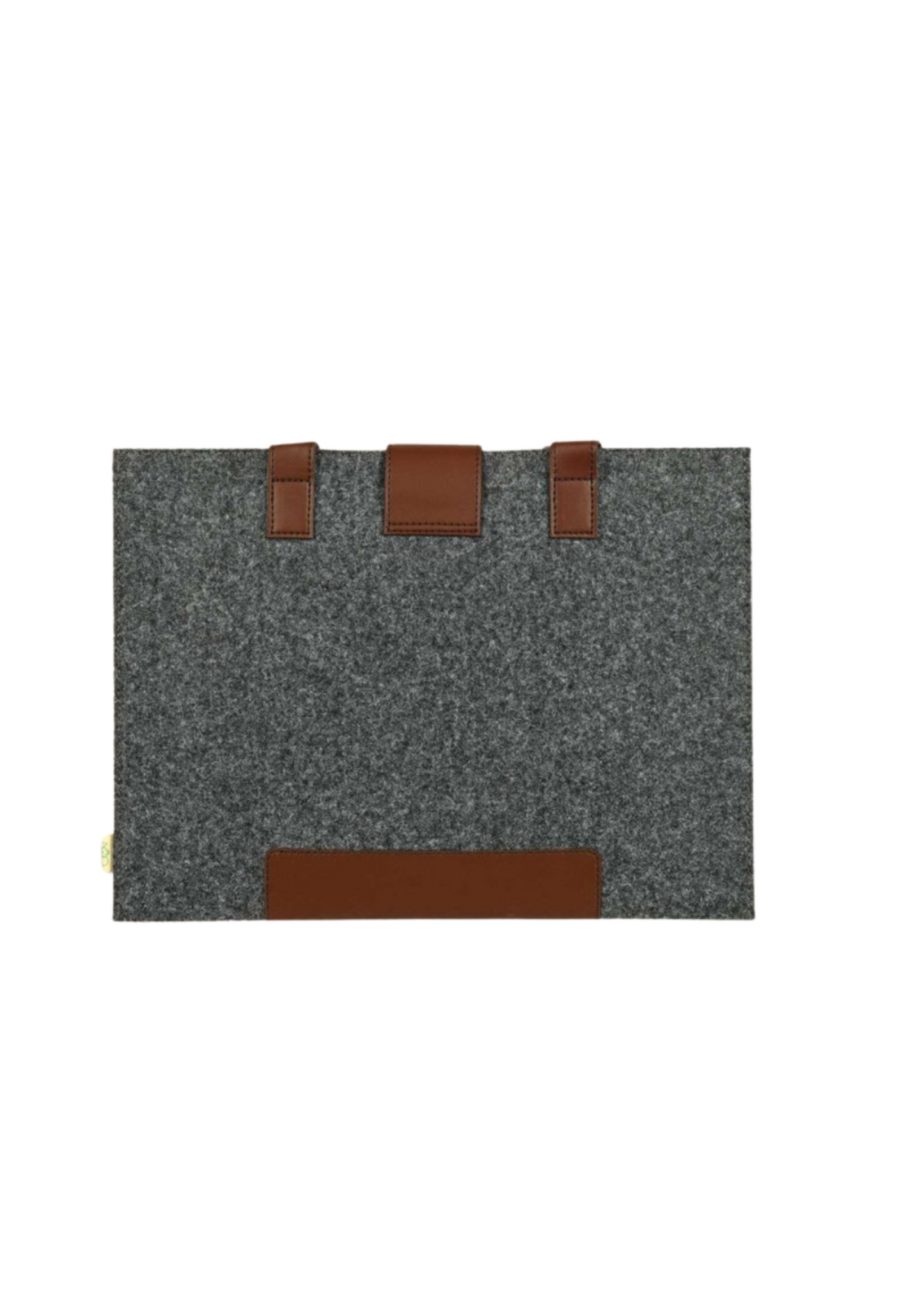 Eco-felt & Vegan Leather Laptop Bag