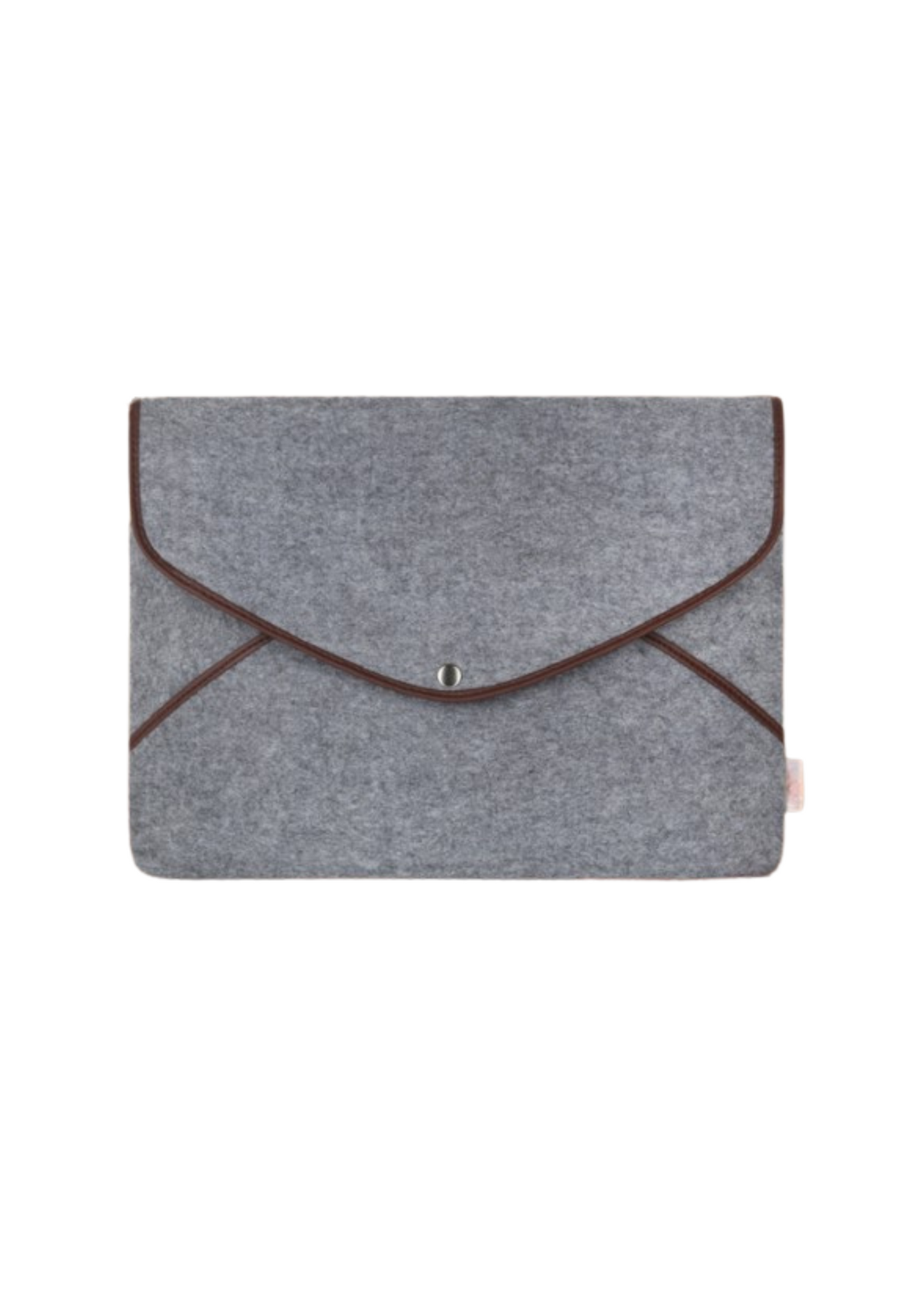 Eco-felt & Vegan Leather Laptop Sleeve